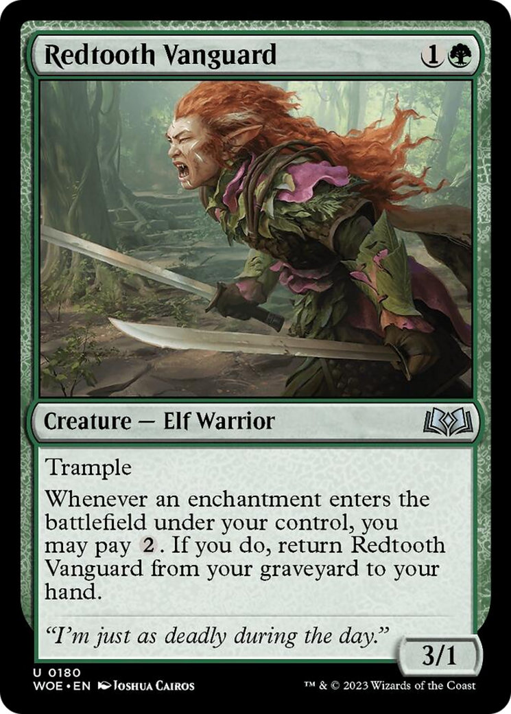 Redtooth Vanguard [Wilds of Eldraine] | Gate City Games LLC