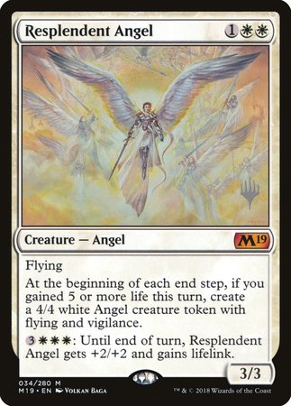 Resplendent Angel [Core Set 2019 Promos] | Gate City Games LLC