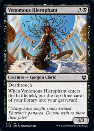 Venomous Hierophant [Theros Beyond Death] | Gate City Games LLC