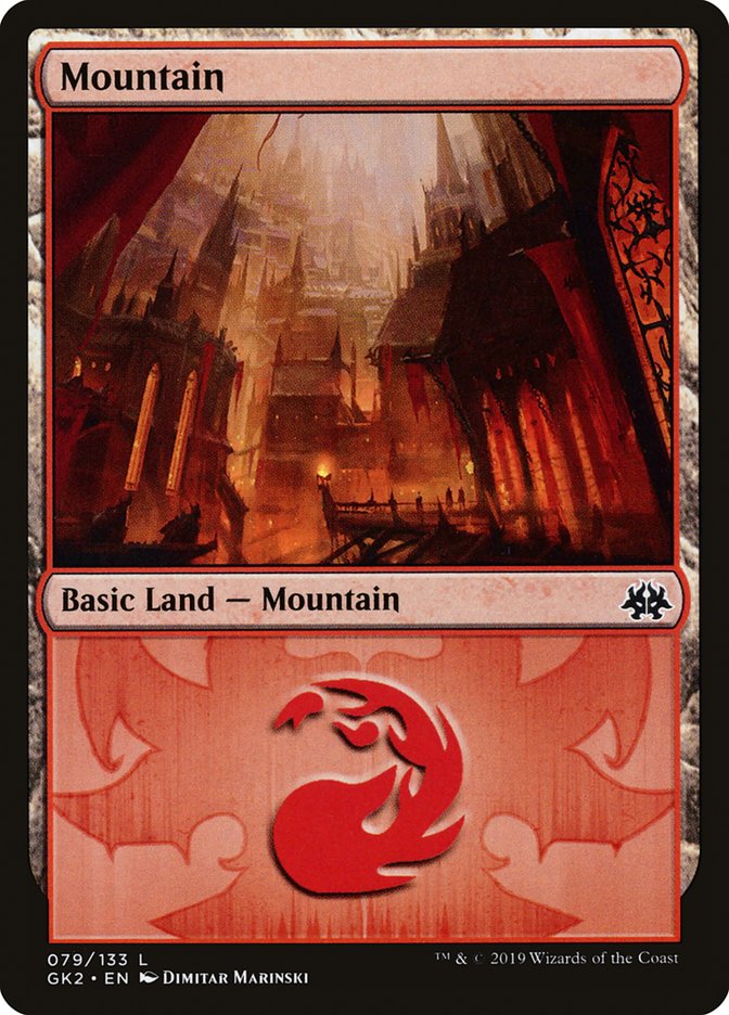 Mountain (79) [Ravnica Allegiance Guild Kit] | Gate City Games LLC