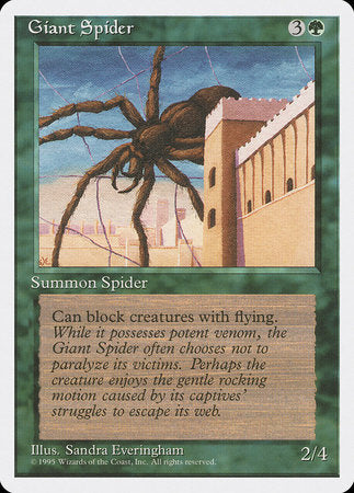 Giant Spider [Fourth Edition] | Gate City Games LLC