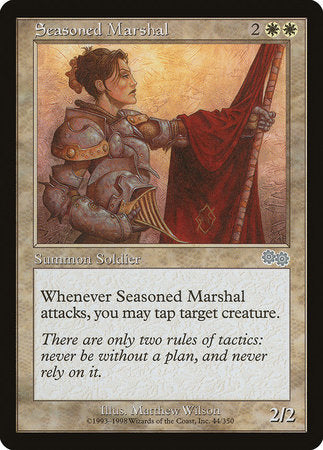Seasoned Marshal [Urza's Saga] | Gate City Games LLC