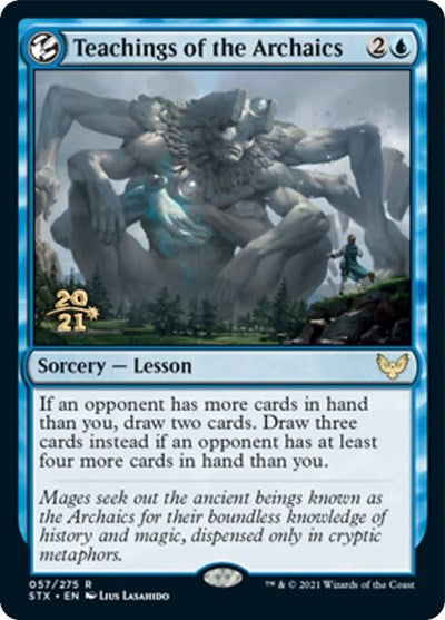 Teachings of the Archaics [Strixhaven: School of Mages Prerelease Promos] | Gate City Games LLC