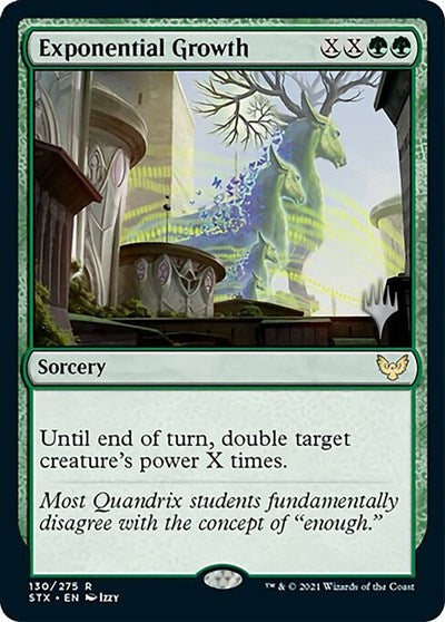 Exponential Growth (Promo Pack) [Strixhaven: School of Mages Promos] | Gate City Games LLC