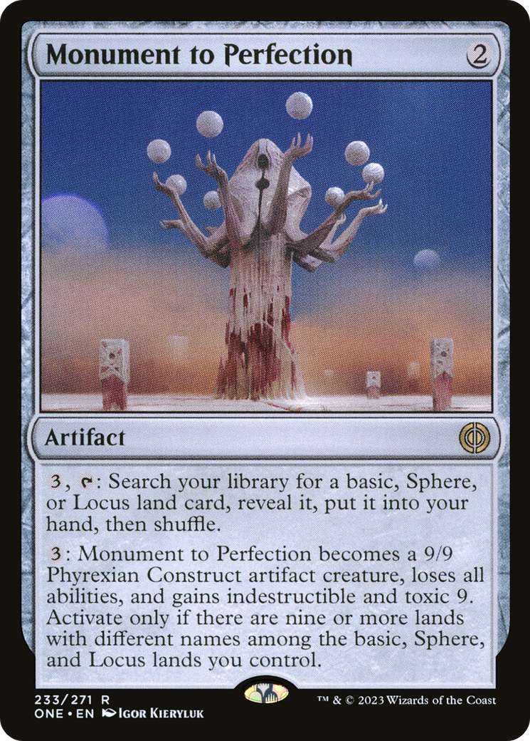 Monument to Perfection [Phyrexia: All Will Be One] | Gate City Games LLC