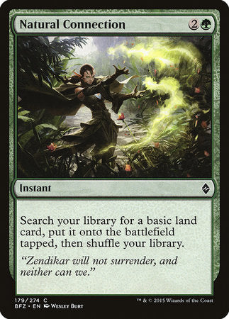 Natural Connection [Battle for Zendikar] | Gate City Games LLC