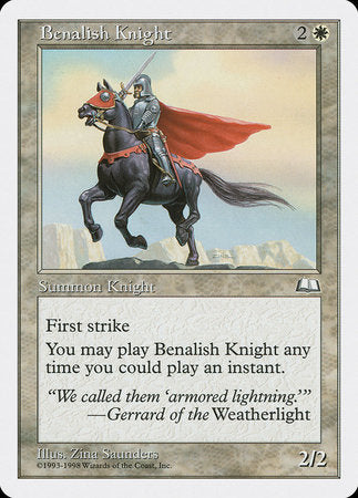 Benalish Knight [Anthologies] | Gate City Games LLC