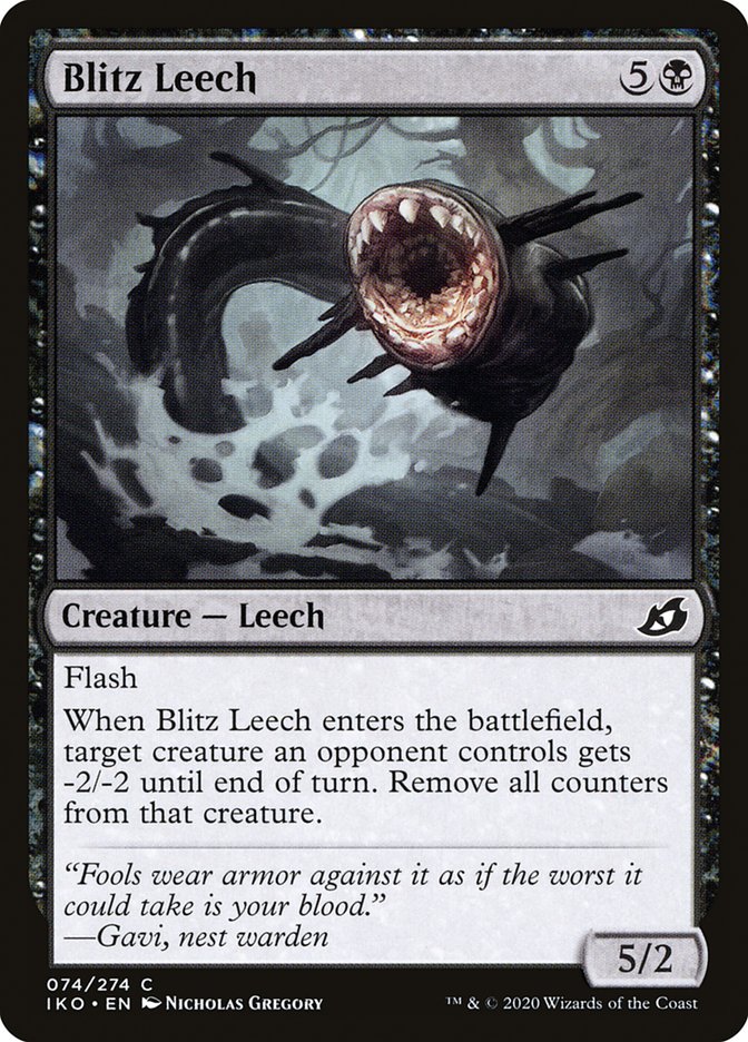 Blitz Leech [Ikoria: Lair of Behemoths] | Gate City Games LLC