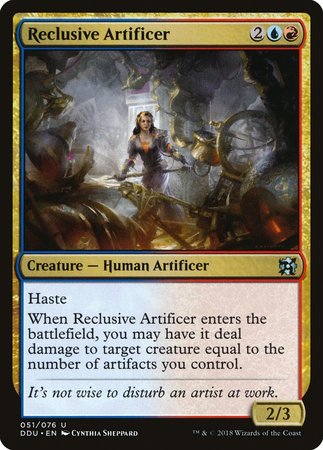 Reclusive Artificer [Duel Decks: Elves vs. Inventors] | Gate City Games LLC