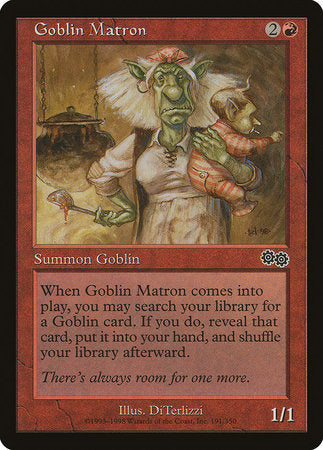 Goblin Matron [Urza's Saga] | Gate City Games LLC