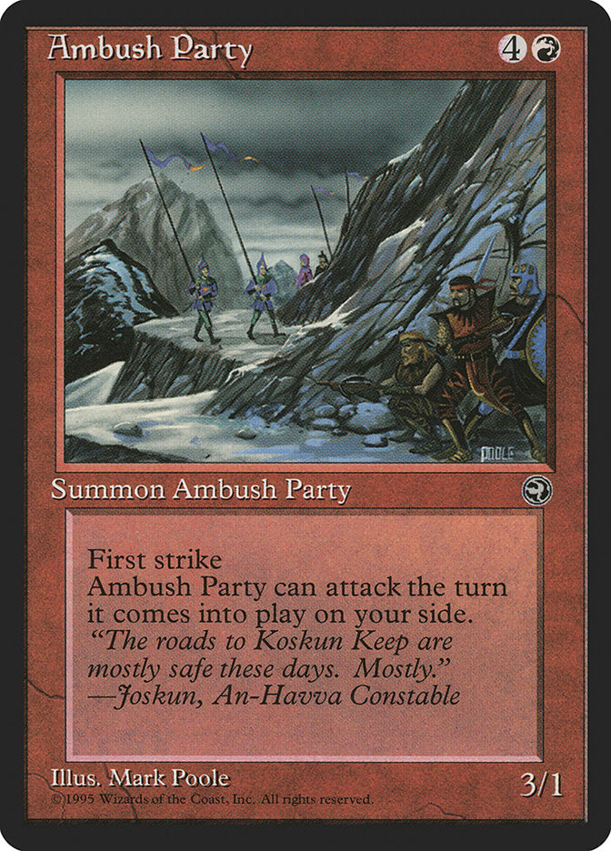 Ambush Party (Joskun Flavor Text) [Homelands] | Gate City Games LLC