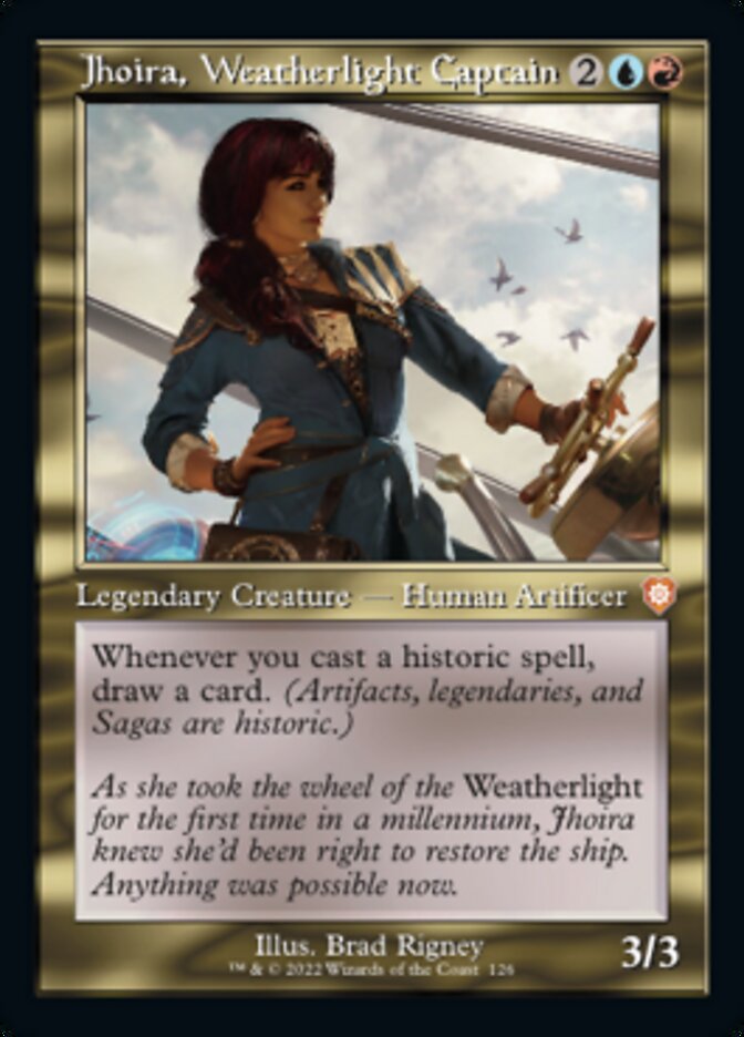 Jhoira, Weatherlight Captain (Retro) [The Brothers' War Commander] | Gate City Games LLC