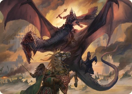 Witch-king, Bringer of Ruin Art Card [The Lord of the Rings: Tales of Middle-earth Art Series] | Gate City Games LLC