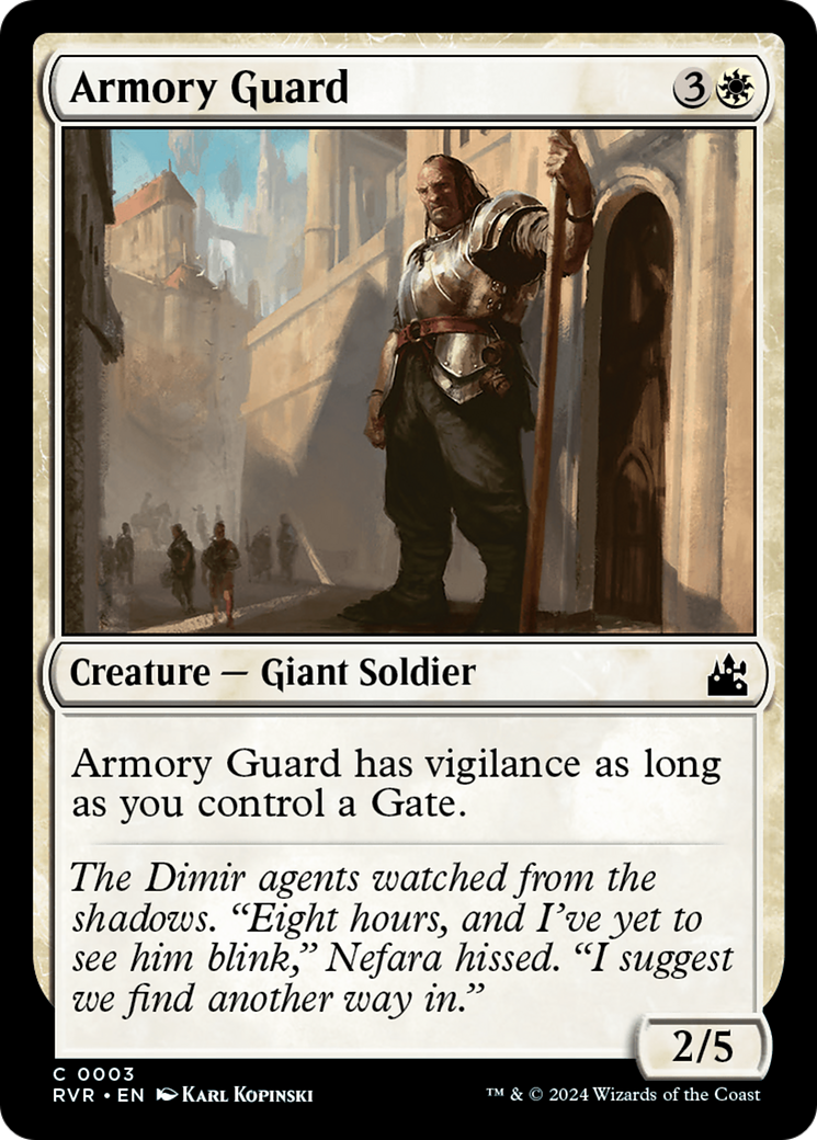 Armory Guard [Ravnica Remastered] | Gate City Games LLC
