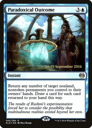 Paradoxical Outcome [Kaladesh Promos] | Gate City Games LLC