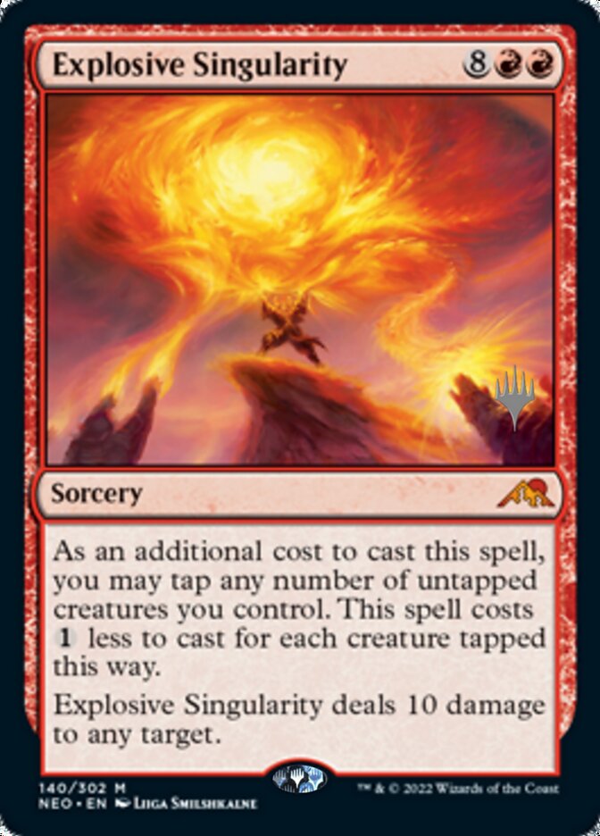 Explosive Singularity (Promo Pack) [Kamigawa: Neon Dynasty Promos] | Gate City Games LLC