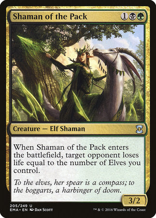 Shaman of the Pack [Eternal Masters] | Gate City Games LLC