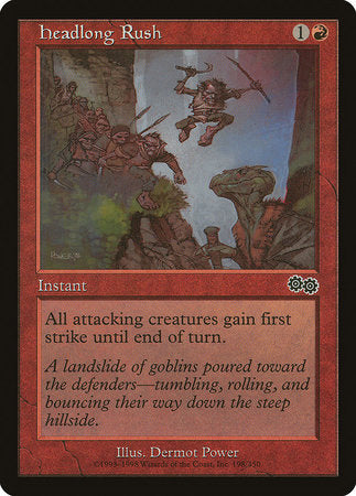 Headlong Rush [Urza's Saga] | Gate City Games LLC