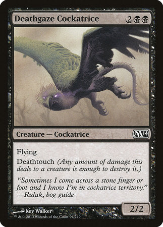 Deathgaze Cockatrice [Magic 2014] | Gate City Games LLC