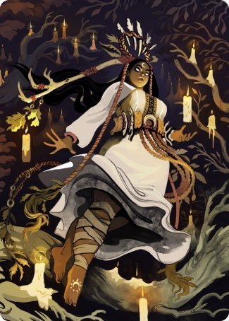 Candlegrove Witch 2 Art Card [Innistrad: Midnight Hunt Art Series] | Gate City Games LLC