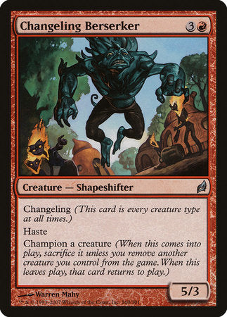 Changeling Berserker [Lorwyn] | Gate City Games LLC