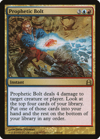 Prophetic Bolt [Commander 2011] | Gate City Games LLC