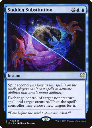 Sudden Substitution [Commander 2019] | Gate City Games LLC