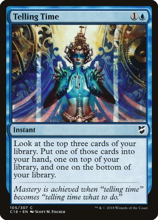 Telling Time [Commander 2018] | Gate City Games LLC