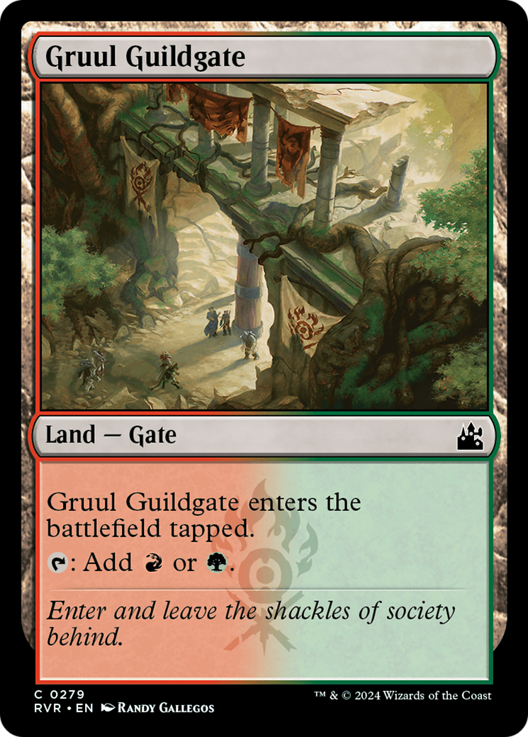 Gruul Guildgate [Ravnica Remastered] | Gate City Games LLC