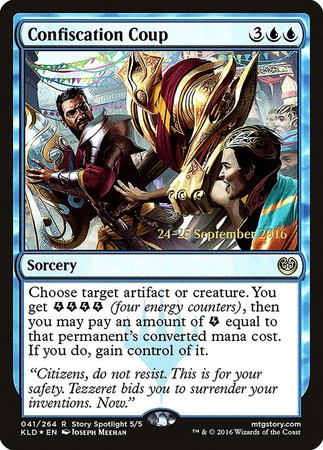 Confiscation Coup [Kaladesh Promos] | Gate City Games LLC