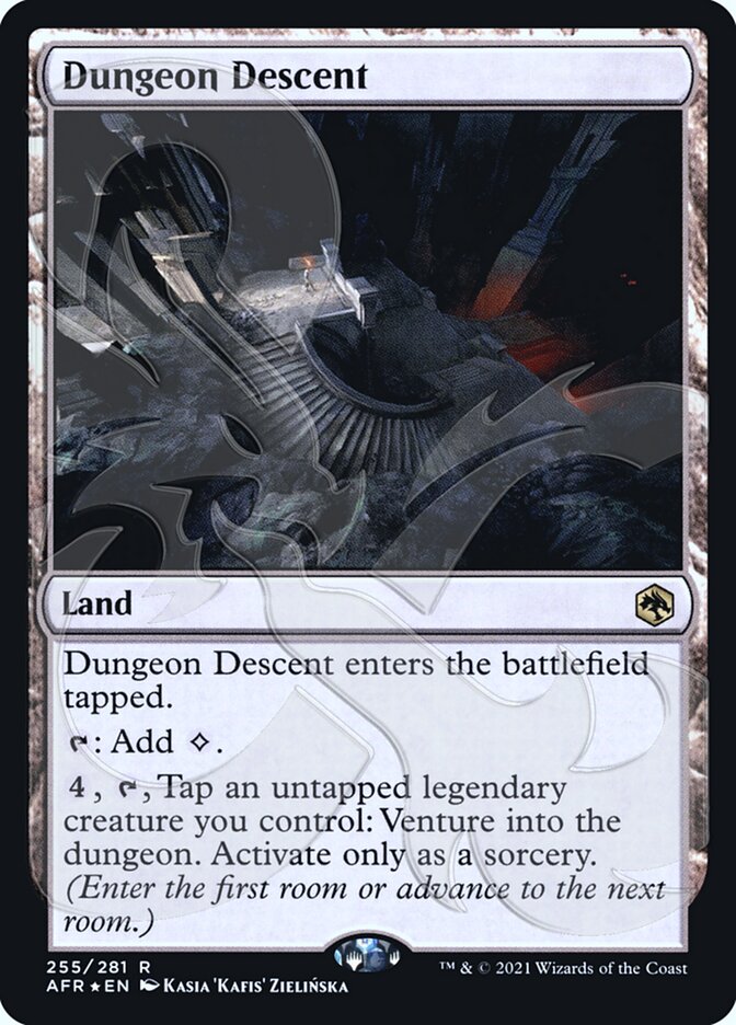 Dungeon Descent (Ampersand Promo) [Dungeons & Dragons: Adventures in the Forgotten Realms Promos] | Gate City Games LLC