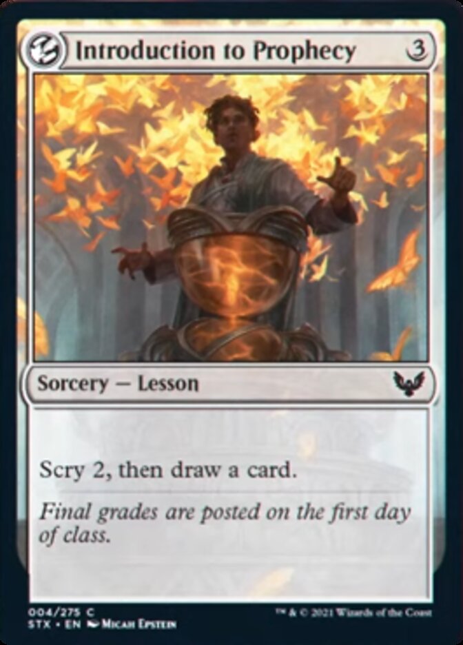 Introduction to Prophecy [Strixhaven: School of Mages] | Gate City Games LLC