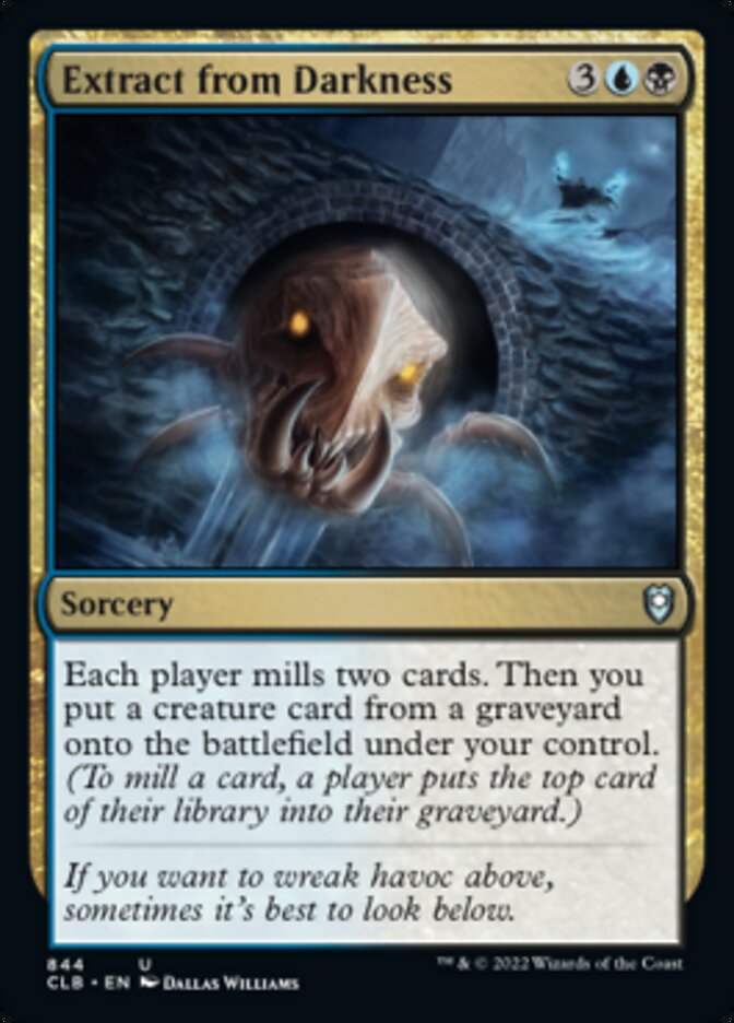Extract from Darkness [Commander Legends: Battle for Baldur's Gate] | Gate City Games LLC