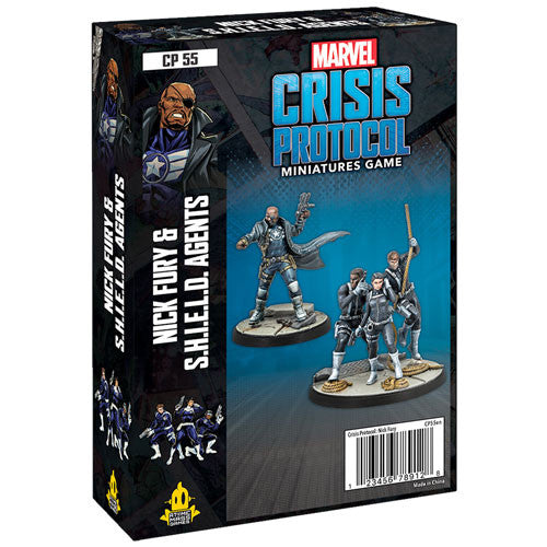 Marvel Crisis Protocol CP 55: Nick Fury & SHIELD Agents | Gate City Games LLC