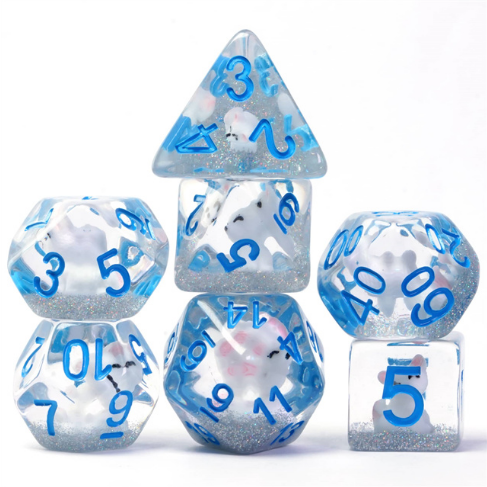 Arctic Fox RPG Dice Set | Gate City Games LLC