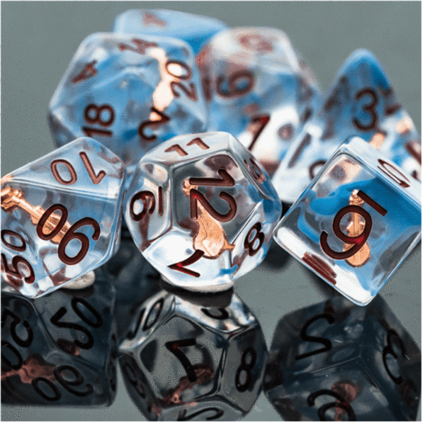 Bard's Lute RPG Dice Set | Gate City Games LLC
