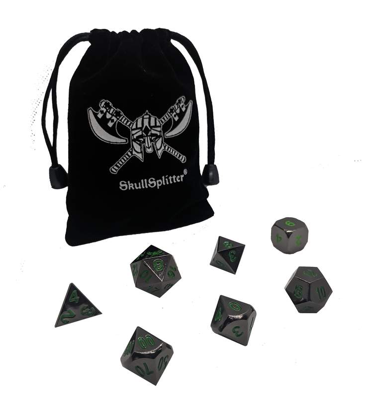 Skull Splitter Metal Dice | Gate City Games LLC