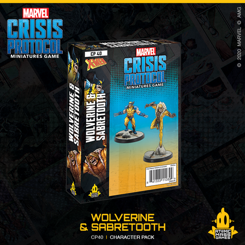 Marvel Crisis Protocol: Wolverine and Sabretooth | Gate City Games LLC