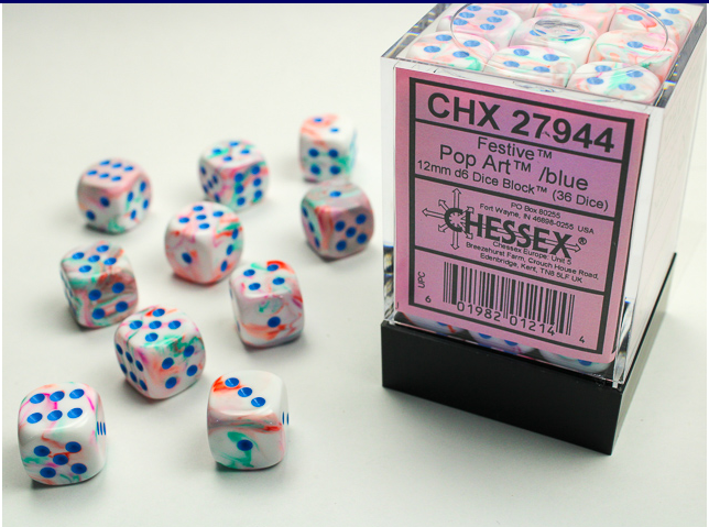 Chessex Festive Polyhedral Dice Set | Gate City Games LLC