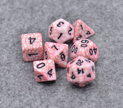 Cracked Polyhedral DIce | Gate City Games LLC