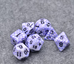 Cracked Polyhedral DIce | Gate City Games LLC