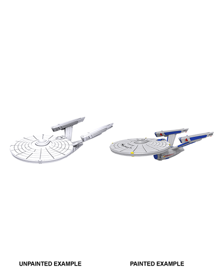 Star Trek: Deep Cuts Unpainted Miniatures - Constitution Class (refit) | Gate City Games LLC