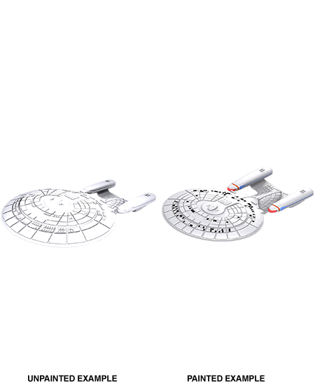 Star Trek: Deep Cuts Unpainted Miniatures: Galaxy Class | Gate City Games LLC