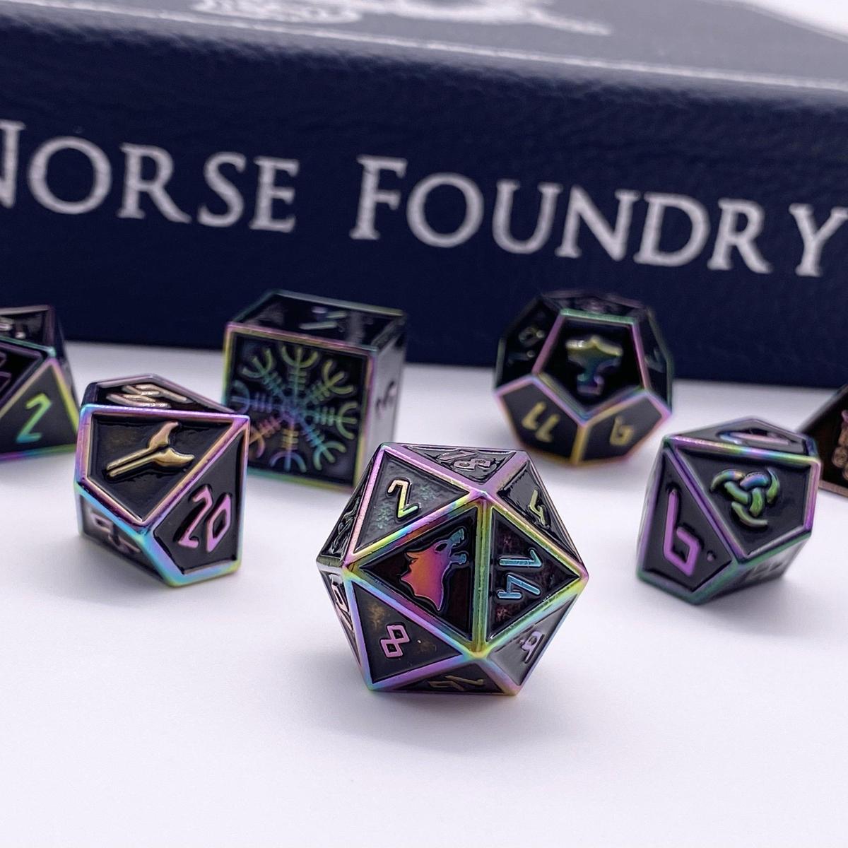 Norse Foundry Metal Dice Set | Gate City Games LLC