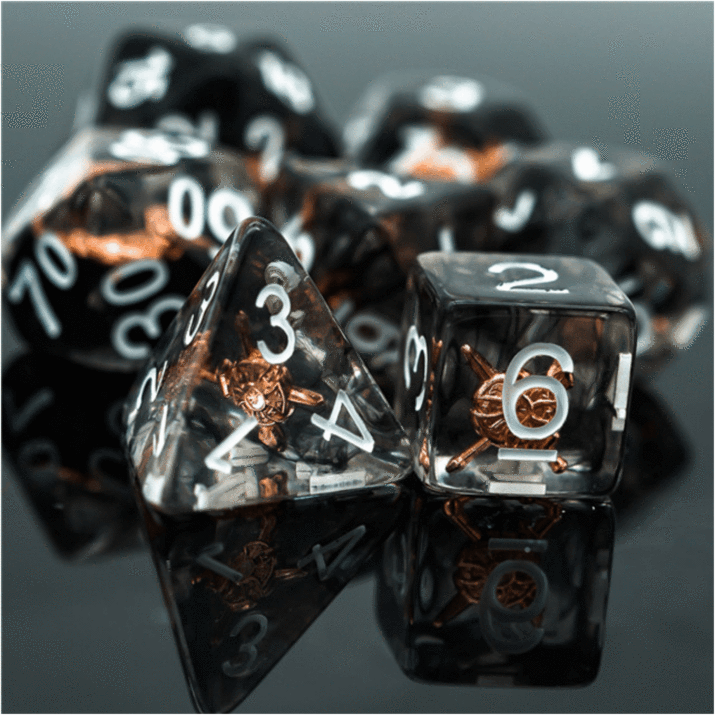 Fighter's Shield RPG Dice Set | Gate City Games LLC