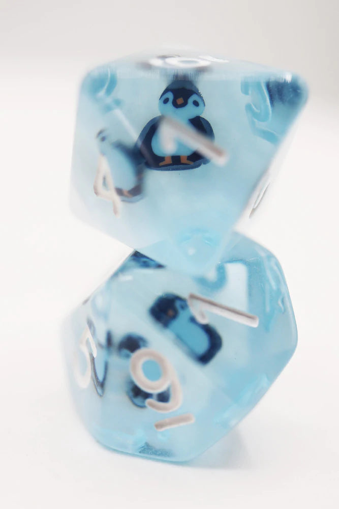 Frozen Penguin RPG Dice Set | Gate City Games LLC