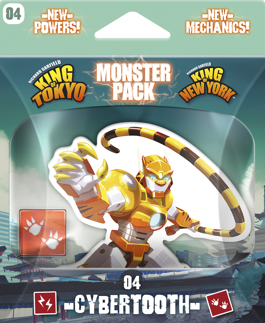 King of Tokyo: Monster Pack Cybertooth | Gate City Games LLC