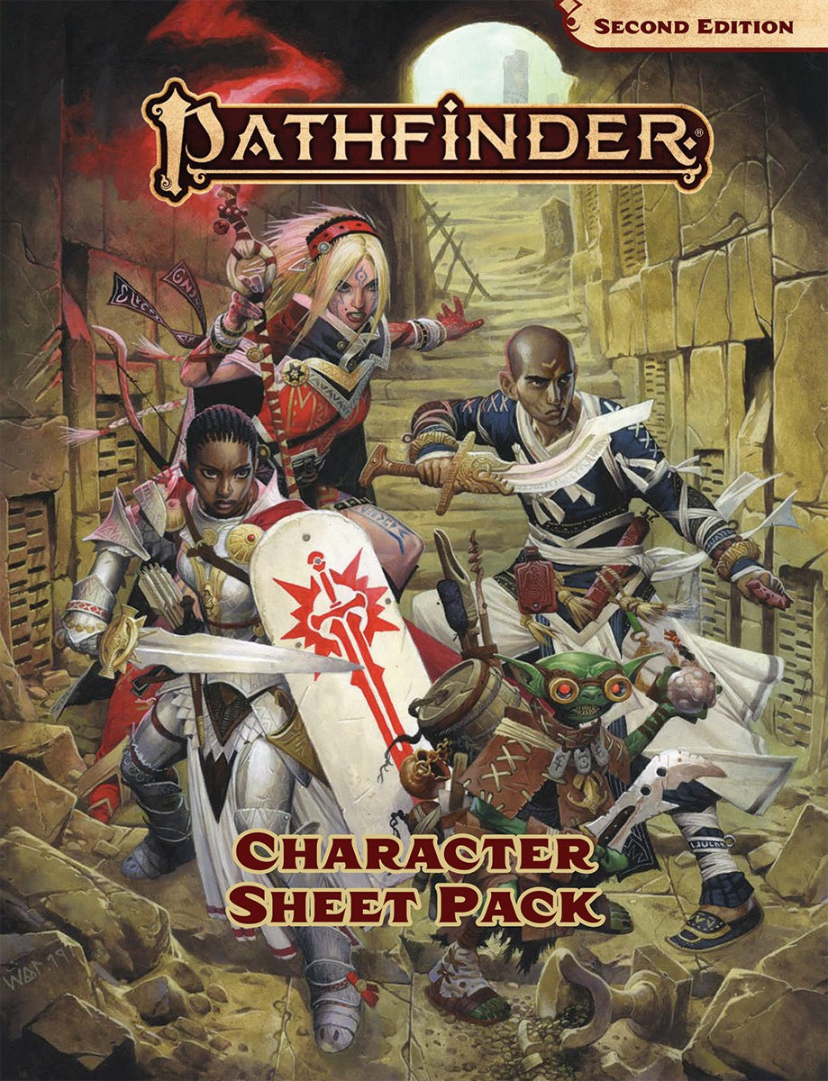 Pathfinder Character Sheet Pack | Gate City Games LLC