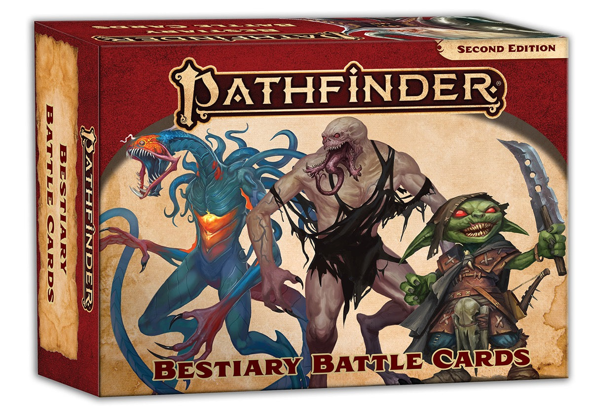 Pathfinder 2E: Bestiary Battlecards 1 | Gate City Games LLC