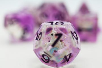 Purple Unicorn RPG Dice Set | Gate City Games LLC